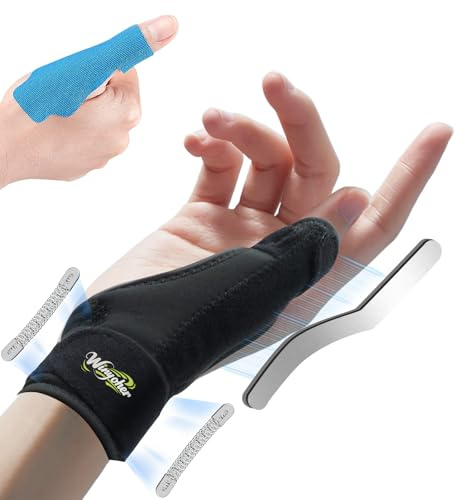 Daumenbandage Rechts Links - Ergonomische Daumensattelgelenk Bandage Atmungsaktive Daumenschiene Verstellbare Handgelenk Bandagen Daumenorthese bei Arthrose, Sehnenscheidenentzündung, Daumenstütze
