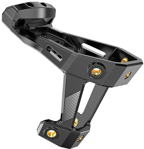 Extension de Porte-bidon de vélo – Support PC à Double Montage, de Selle Polyvalent, Adaptateur de Bouteille Noir léger, de Sac arrière sécurisé | Support d'extension de Cage à