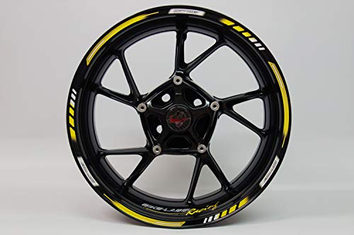 BIKE-label Felgenrand Aufkleber Motorrad 17 Zoll kompatibel für Honda CBR 710004
