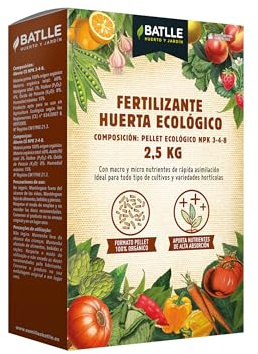 Semillas Batlle Fertilizante Huerta Pellet, Rojo, 20.3x7.4x31.1 cm, 730266UNID