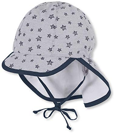 Sterntaler Baby - Jungen Casquette Avec Protã£â¨ge-nuque Sonnenhut, Grau (Rauchgrau 566), 49 EU