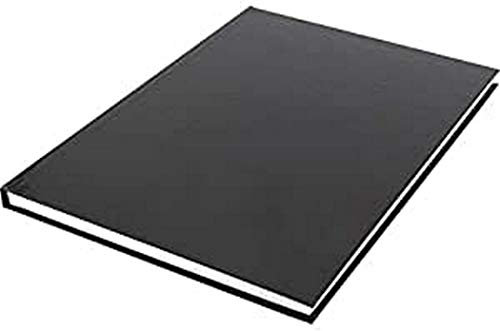 Skizzenbuch K-5564 Kangaro A4 blanko Hardcover 80 Blatt 100g schwarz