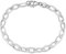 MATERIA Ankerkette Armband Silber 925 - Armkette Damen 5mm breit 19cm SA-130-Silber
