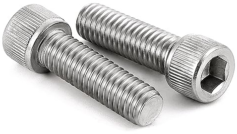MewuDecor 5/16-18 x 3/4 (1/2 to 3 Available) Socket Head Cap Screws Bolts, Allen Socket Drive, Stainless Steel 18-8 (304), Fully Threaded, Bright Finish, Machine Thread, 25 PCS