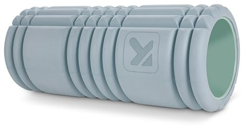 TriggerPoint Recycled GRID 1.0 Rouleau de massage musculaire en mousse, Rouleau de massage, Massage ciblé, Ecologique, Emballage recyclé, Gris, 33cm