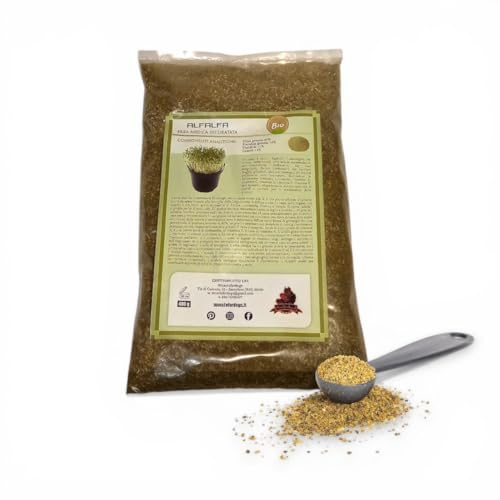 Erba Medica Disidratata 400 Integratore Alimentare per Cani - Digestione, Malassorbimento, Assimilazione e Benessere Gastrointestinale