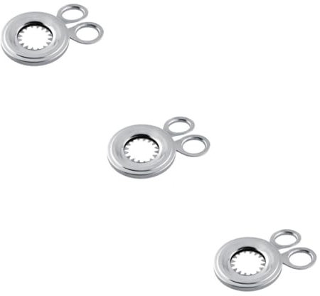 LABRIMP 3pcs Stainless Steel Boiled Egg Topper Egg Separator Scissors Kitchen Gadget Cracking Tool Separator for Yolk