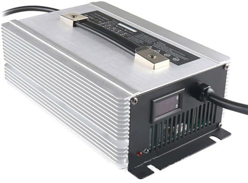 WLEJSL Chargeur Batterie Plomb 60 V 20 A pour Chariot Élévateur Électrique avec Écran LCD, Chargeur Maintien Haute Puissance Chariot Élévateur Électrique, Chargeur Véhicule Électrique,D