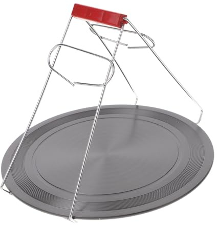 OFFSCH Difusor Cocina Gas Placa Descongelación Redonda Bandeja Carne Utensilios Accesorios Ollas Robusto
