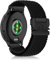 KeHowy 22mm Nailon Correa para Garmin Venu 3 45mm/Venu 2/vivoactive 4/Active, Nylon Elásticos Trenzada Reloj de Repuesto para Garmin Forerunner 265/Forerunner 255/255 Music/570 47mm - Negro