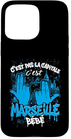 C'est Pas La Capitale C'est Marseille Bébé Coque pour iPhone 15 Pro Max
