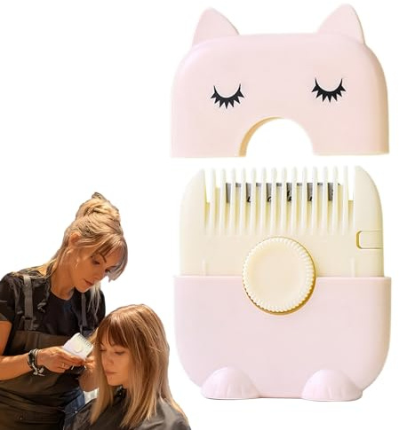 Renchey Haarschneide-Rasierkamm | Kamm Zum Haare Ausdünnen | 2 In 1 Splissschneider Für Stufenschneiden Kinder Jugendliche Erwachsene