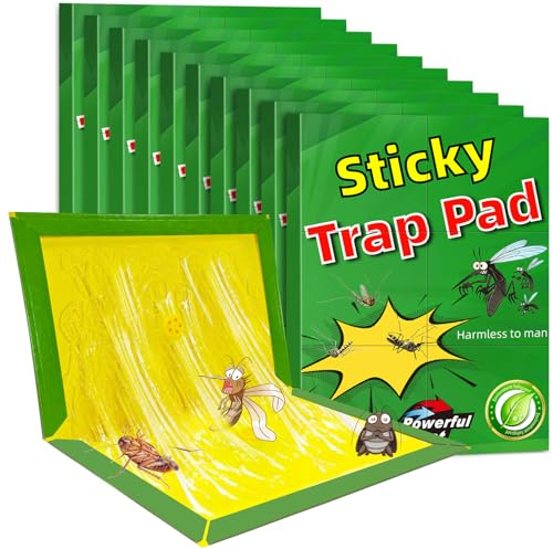 10 Pièces Piege a Souris, Piege a Rat, Anti Plaques Collantes Souris, Plaques de glu Anti, Puissant Mouse Trap Mulot Exterieur Efficace Interieur (10 Pièces)