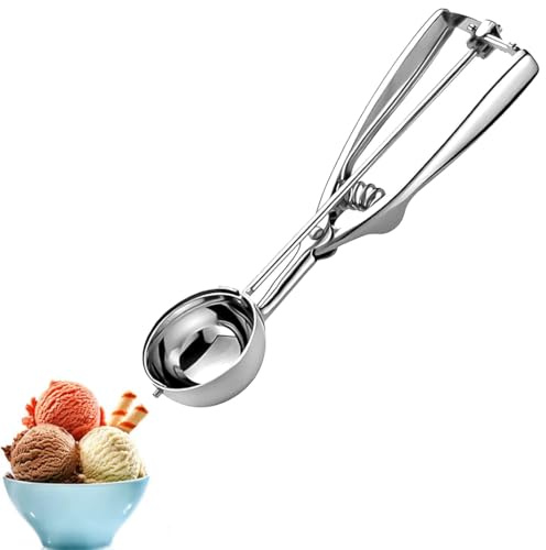 Ice Cream Scoop, Stainless Steel Cookie Scoops, Fruit Scoop Large Sized