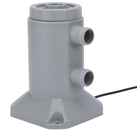 Riuulity Pompe de Filtre à Piscine, Pompe à Filtre à Faible Bruit de 250L / H à un Taux à Faible Bruit pour Améliorer la Circulation, adapté aux Petites Piscines, Radeaux et Anneaux de (Prise UE 230V)