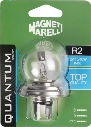 Quantum Energy Magneti Marelli R2 asymmetrische einzelne Autolampe 12V 45/40W P45t-Anschluss