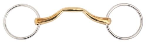 BR Wassertrense ungebrochen Soft Contact 14 mm Cuprigan Gold Einheitsgröße für Pferd