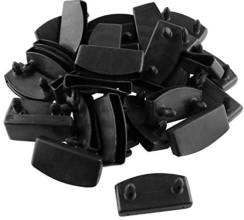 JCBIZ 30pcs 57x8mm Plastic Bed Slat End Caps Holders Plastic Connector Furniture Accessories for Holding Securing Wooden Slats Bed Base