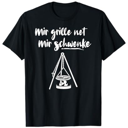 Saarländer Schwenker Geschenk Männer Grillen Saarländisch T-Shirt