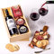 Cheshire Cheese Company | Duo of Cheese and Wine Gift Box – The Perfect Night In | Award Winning 2 Cheeses, 1 Biscuits & Red Wine Gift Set in Presentation Box | Luxury Food Hamper for Birthdays & more