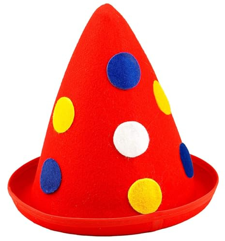 W WIDMANN MILANO Party Fashion - Clown Hut mit Punkten