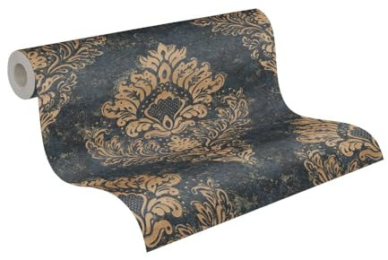 A.S. Création Livingwalls Vliestapete Metropolitan Stories Barocktapete mit Ornamenten Alena St. Petersburg 10,05 m x 0,53 m beige blau braun 379012 37901-2