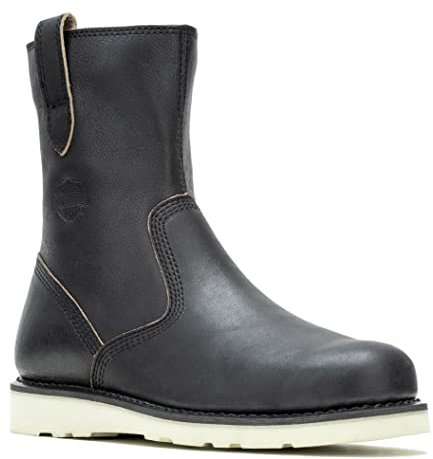 HARLEY-DAVIDSON FOTWEAR Herr Aldredge 20 cm motorcykelstövel, Svart, 39.5 EU