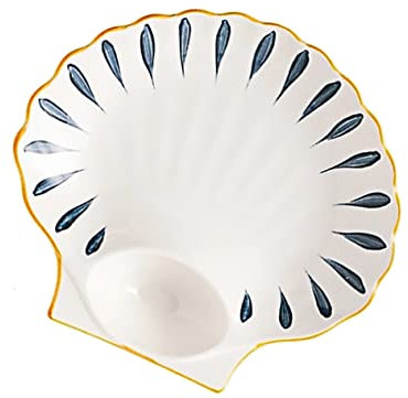 MAGICLULU Plato De Cerámica Forma Para Dumplings y Sushi Para Fiestas y Restaurantes