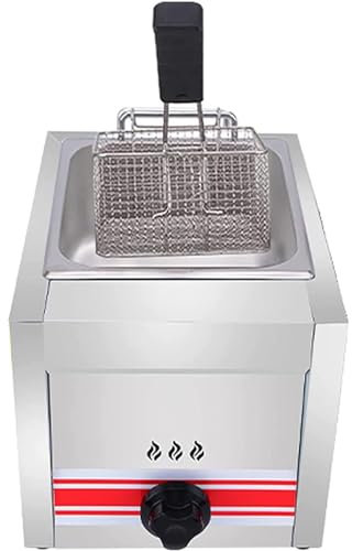 Dual Tank Grease Fryer,Electric Fryer and Rotary Fryer Head,Thermostat Timer Nozzle Fryer for Commercial Use ﻿,Singlecylinder