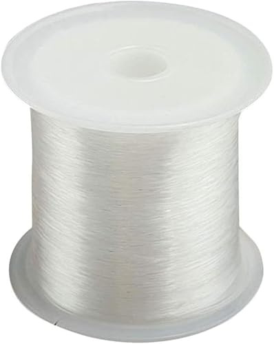 Transparent Fishing Line Fishing Wire Portable Fishing Thread Clear Strong Fish Wire Monofilament Fishing Line, Monofilament Line (70Mx0.25 mm)