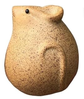 Adornos de pequeños monjes de Tai Chi Kung Fu ， Juego de té de porcelana con forma de rana de la suerte de 5 cm, estilo zen, hecho a mano, de cerámica gruesa, estilo chino, bonito y moderno, for decor