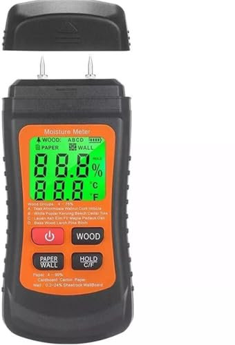 BODYA Digital Moisture Detector Damp Meter Brick Wood Screed Wallpaper Caravan Tester