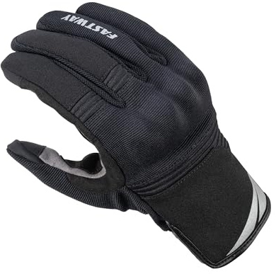 FAST WAY H 2301 Motorradhandschuhe Herren, CE Zertifiziert, Textil, Atmungsaktiv, Touchscreen-kompatibel, Verstellbarer Klettverschluss, Für Sommer und Übergangszeit