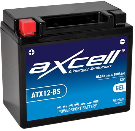 AXCELL Batterie 12V YTX12-BS GEL 51012 passend für Honda VTR 1000 F Fire Storm SC36 1997-2000