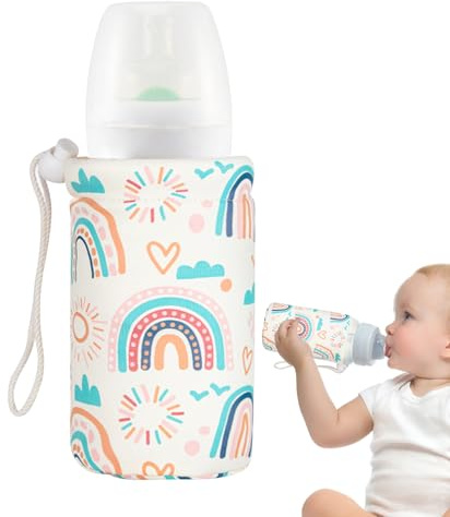 Babyflaska isolerat, termiskt isoleringsskydd, bröstmjölksflaskvärmare, kraftig neopren matningsärm, bärbar matningstillbehör, för resor, utomhus, sjuksköterska,