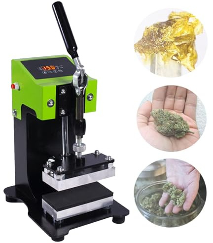 Presse manuelle à colophane, extraction d'huile haute pression de 600 W, parfaite pour l'extraction de plantes d'intérieur