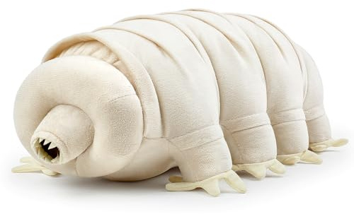 RLOMUTE 12.6 Inch Tardigrade Plush Toy Water bears Realistic Stuffed Sea Animal Super Soft Cute Birthday Companions Bedroom Car Home Decor Collectible Gift for kids Boys Girls