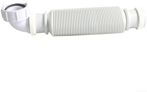 Washbasin Waste Pipe, 39.2mm 1.25 Inch Thread GN081 Odour Proof Anti-Backflow Quick Connect Drain for Kitchen Bathroom Basin