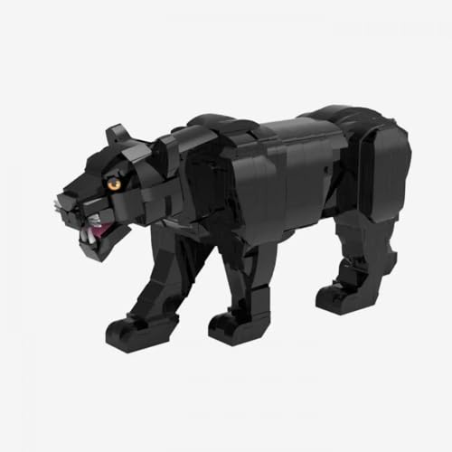 BlueBrixx Pro 108711 – Schwarzer Panther aus Klemmbausteinen mit 959 Bauelementen