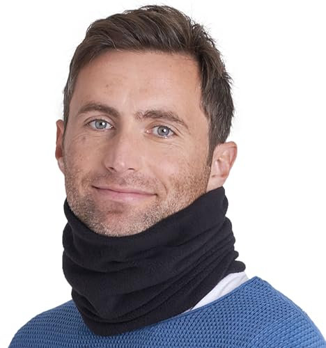 Tough Headwear Snood Neck Warmer - Neck Gaiter for Men & Women - Multifunctional Fleece Sports Scarf for Skiing and Cycling - Women's and Men's Winter Ski & Snowboard Accessories