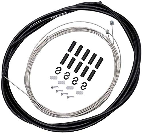Bestgle Universel Kit de Fil de Câble de Changement de Vitesse 1.5m Câble de Shifter Avant et 2.1m Câble de Shifter Arrière + Kits de Logement Pour Route VTT Vélo