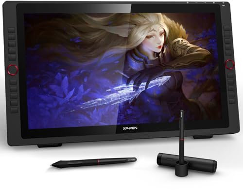 XP-PEN Artist 24 Pro Grafiktablett 2K QHD 23,8 Zoll Pen Display 90% Adobe RGB für digitale Bildbearbeitung Illustration