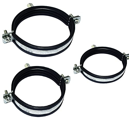 Rohrschelle Wickelfalzrohr Dichtung Gummidichtung Halterung Halter Rohr Lüfter Ø 450 mm