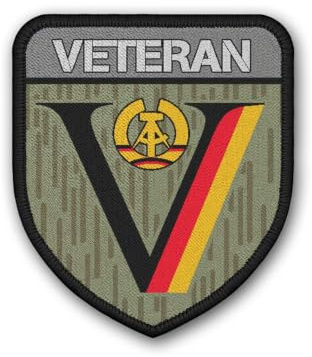Patch NVA DDR Veteran Dienstzeit Strichtarn Reservist Nationale Aufnäher#36642