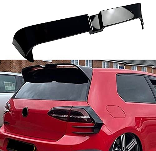 LPXPLP Golf 7 GTI R Heckspoiler ABS Kunststoff Auto Upper Wing Heckspoiler Schwarz Golf 7 GTI R Spezieller Heckspoiler