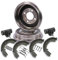 ATEC Germany Kit de freno eje trasero incl. 2x tambor de freno eje trasero 4x zapatas de freno eje trasero 1x kit de montaje 2x cilindros de freno de rueda (aluminio)