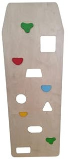 KIDWOOD/Cliff Kletterwand zum anhängen am Klettergerüst Holzspielzeug Bewegungsspielzeug aus Holz Kletterturm aus Naturholz Aktivitätsspielzeug