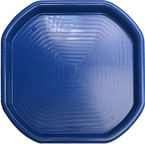 Small Mixing Tray 70cm x 70cm Octagonal Sand Pit Tray concrete and Mortar Mixing Tray Kids Messy Activities Plastic Tuff Spot Board Water Sand Activities Sand Plastering (Set Of 1, Blue)