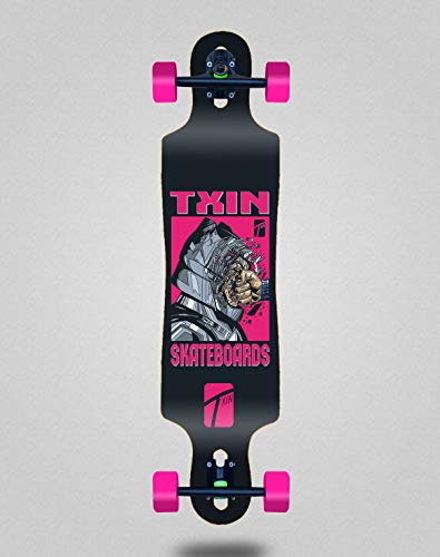 TXIN Skateboard Longboard Complete 40x9 Drop Destruction