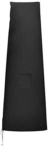 Outsunny Housse de Protection pour Parasol Droit et déporté Ø 3 m, imperméable en Tissu Oxford 300D résistant aux UV, Couverture de Parasol avec Fermeture à glissière, Tige de Support Pliable, Noir